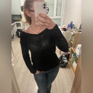 Elegant Black Sweater for Women